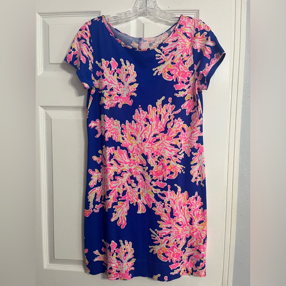 Lilly Pulitzer Marlowe Dress - Blue & Pink. Size S